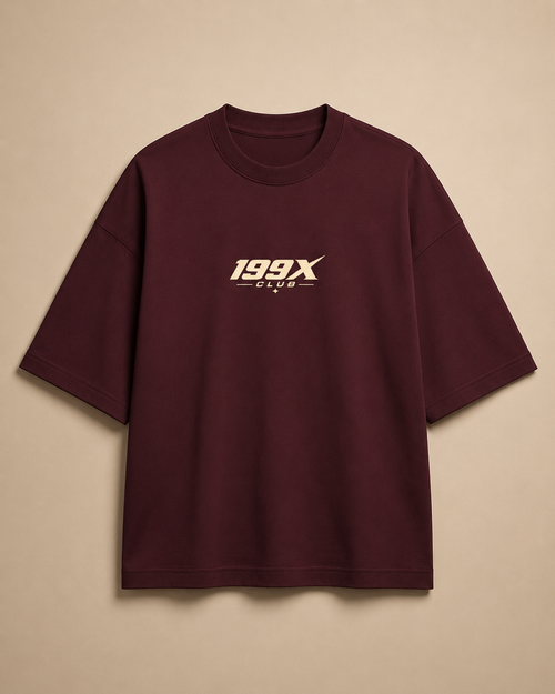 Burgundy Terry Tee